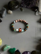 Load image into Gallery viewer, Earthen Mushroom Crystal Bracelet