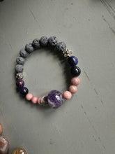 Load image into Gallery viewer, Amethyst Mushroom Fairy Bracelet