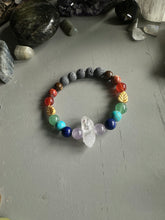 Load image into Gallery viewer, Earthen Rainbow Crystal Bracelet