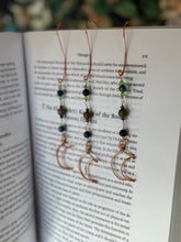 Load image into Gallery viewer, Galaxy Moon Reading Charm Bookmark