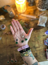 Load image into Gallery viewer, Emerald Heart Sigil - Emerald & Sterling Silver Necklace