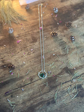 Load image into Gallery viewer, Emerald Heart Sigil - Emerald & Sterling Silver Necklace