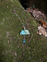 Load image into Gallery viewer, Cloud Oracle Labradorite Cloud, Sodalite & Blue Glass Necklace