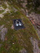 Load image into Gallery viewer, Whisper Rings — Clear Quartz & Sterling Silver Earrings