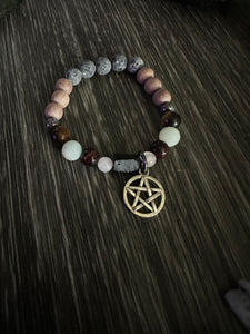 4 of Pentacles Crystal Bracelet