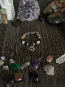 4 of Pentacles Crystal Bracelet