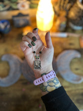 Load image into Gallery viewer, Moonlit Mycelium Charm Necklace
