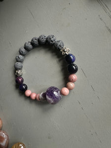 Amethyst Mushroom Fairy Bracelet