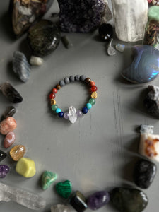 Earthen Rainbow Crystal Bracelet