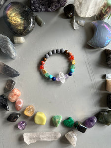 Earthen Rainbow Crystal Bracelet