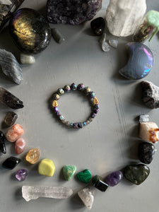 Druzy Agate Fairy Garden Bracelet