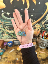 Load image into Gallery viewer, Labradorite Raincloud Pendant – Copper Wire Wrapped Storm Magic Necklace
