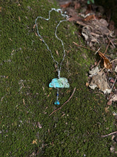 Load image into Gallery viewer, Cloud Oracle Labradorite Cloud, Sodalite &amp; Blue Glass Necklace
