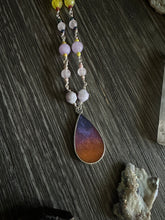 Load image into Gallery viewer, Sunset Crystal Beaded Chain Necklace
